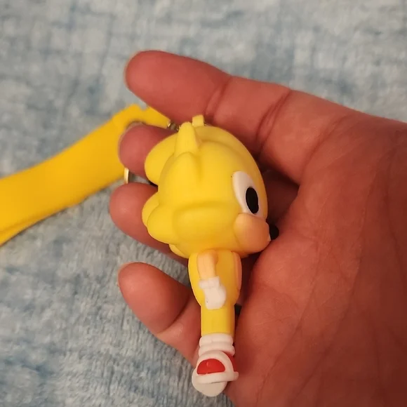 3/$18 Sonic Heroes Keychain with Yellow Strap - Picture 7 of 7